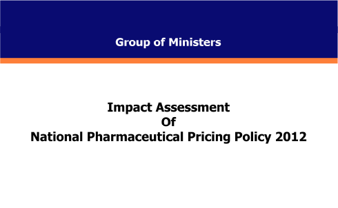 GoM Impact Assessment – NPPP 2012, New Delhi